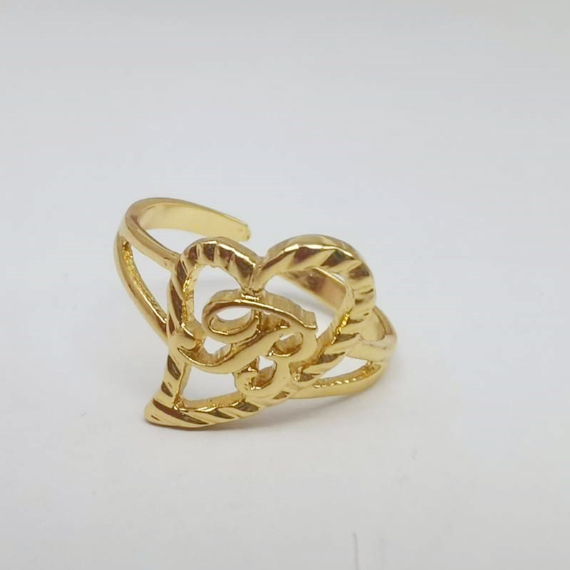 Initial Ring Custom - Duoying-Bagues Initiales Personnalisées, Hip-Hop, Coeur, Lettre,