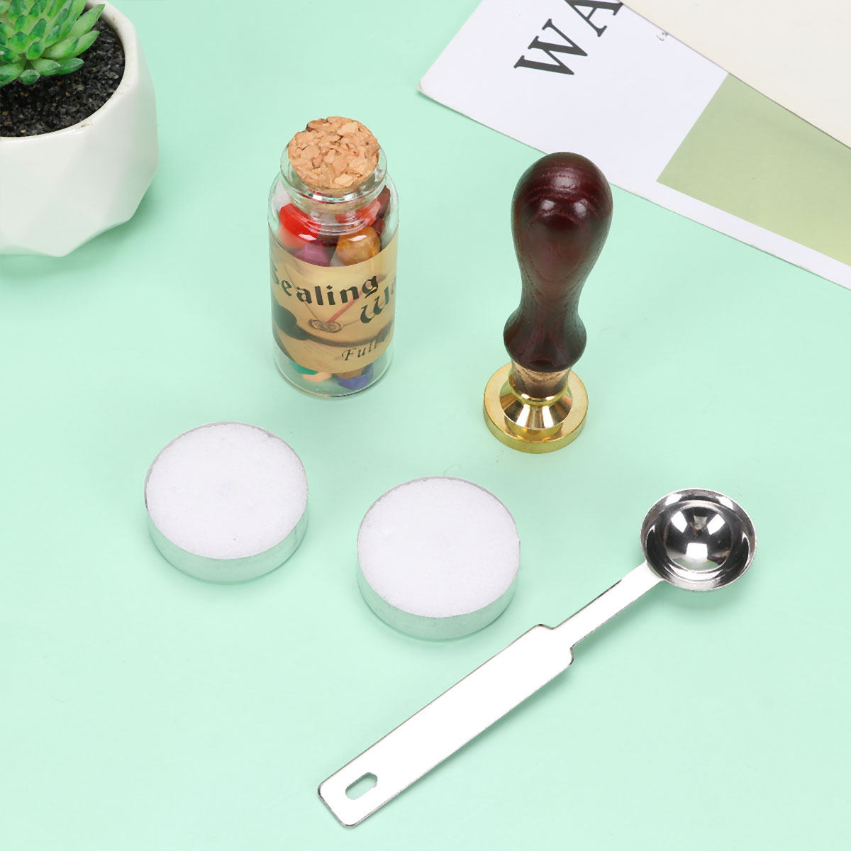 Wax Seal Letter Kit - 1 ensemble de kit de sceaux