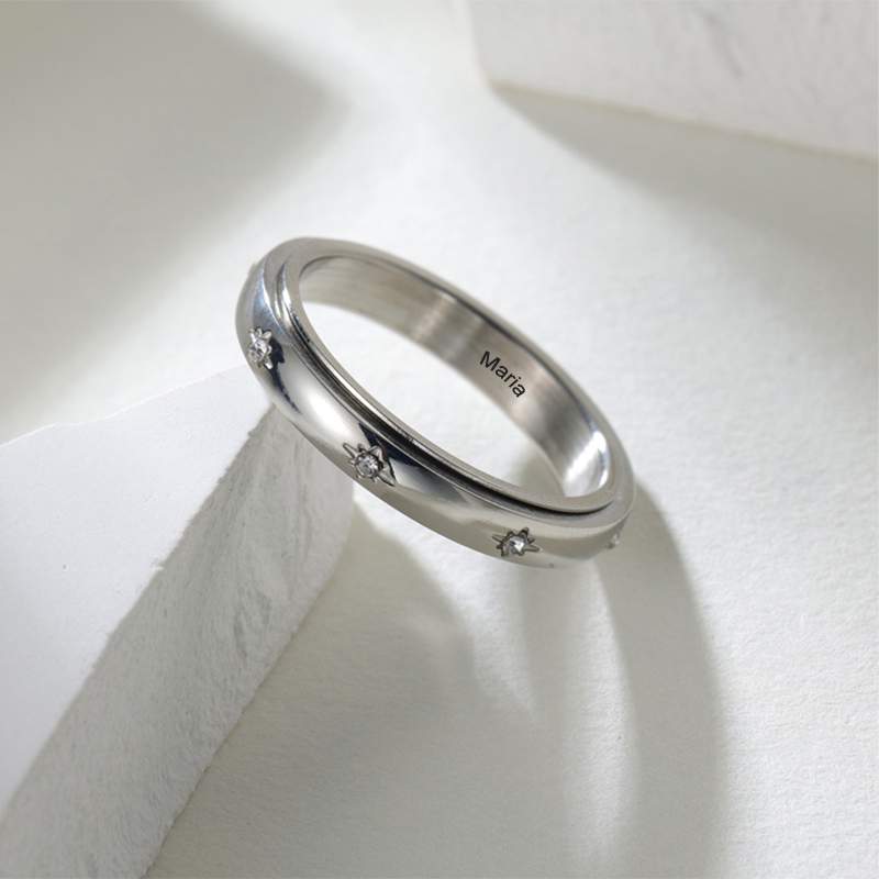 Letdiffery mode rotatif Zircon - Initial Ring Custom avis et prix