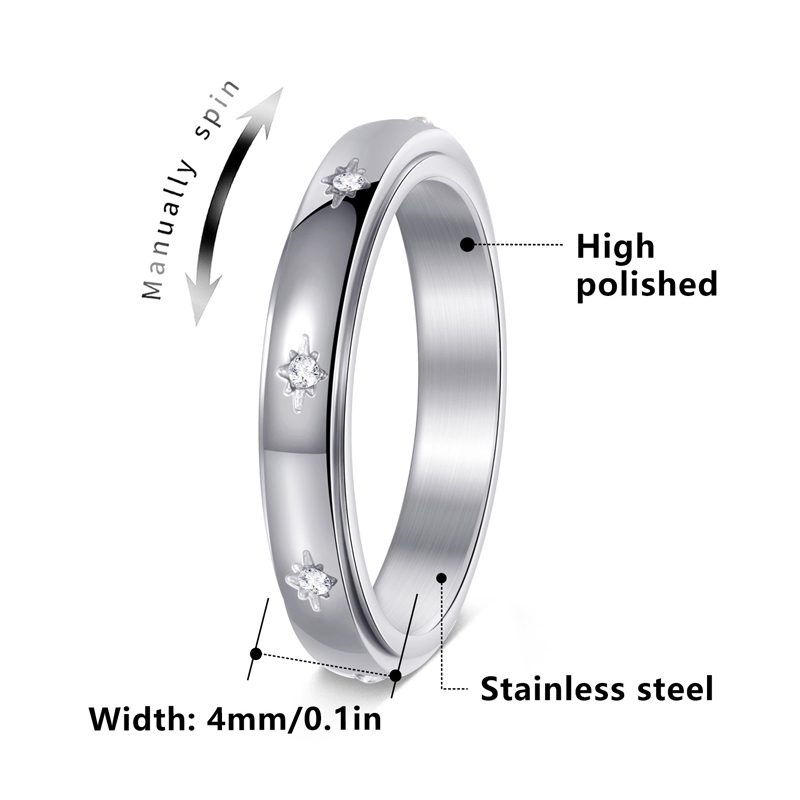 Letdiffery mode rotatif Zircon - Initial Ring Custom avis et prix