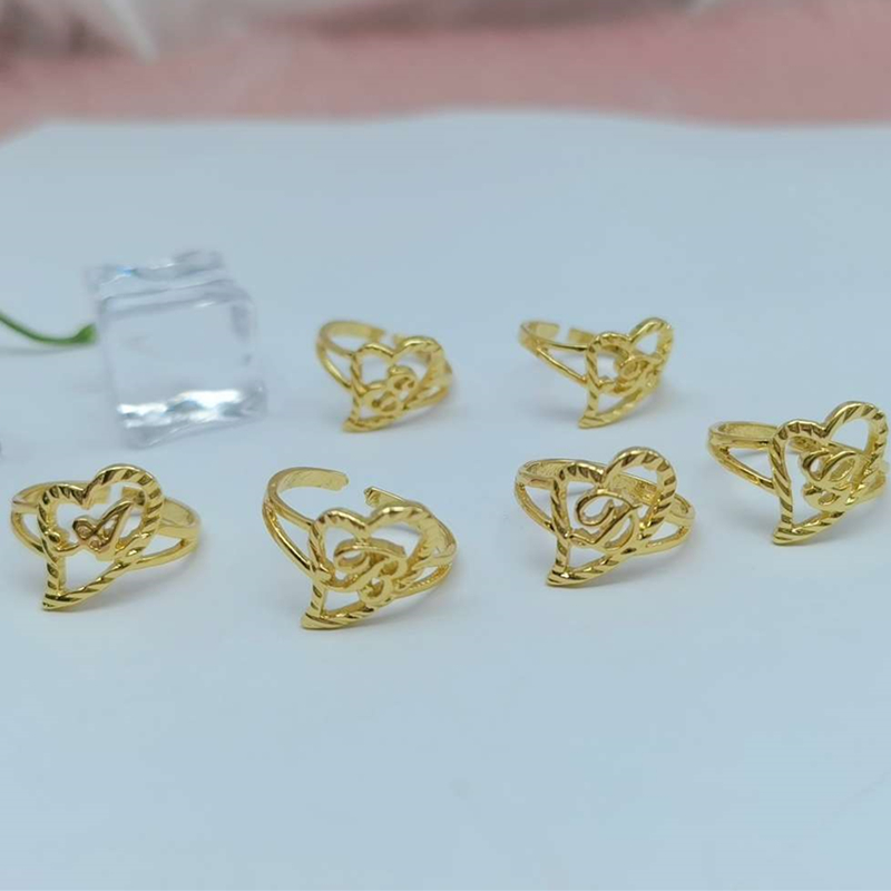 Duoying-Bagues Initiales Perso - Initial Ring Custom avis et prix