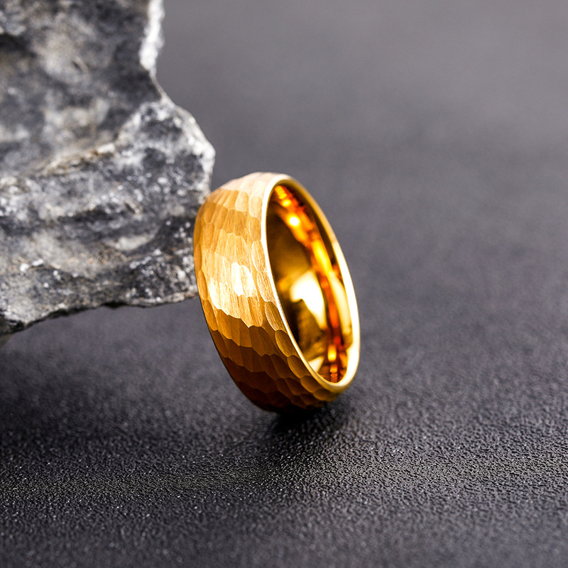 Bagues en titane martelées mul - Initial Ring Custom avis et prix