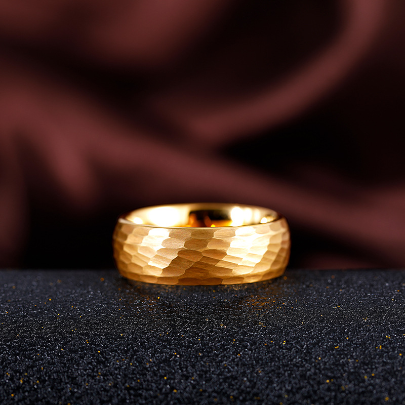 Bagues en titane martelées mul - Initial Ring Custom avis et prix
