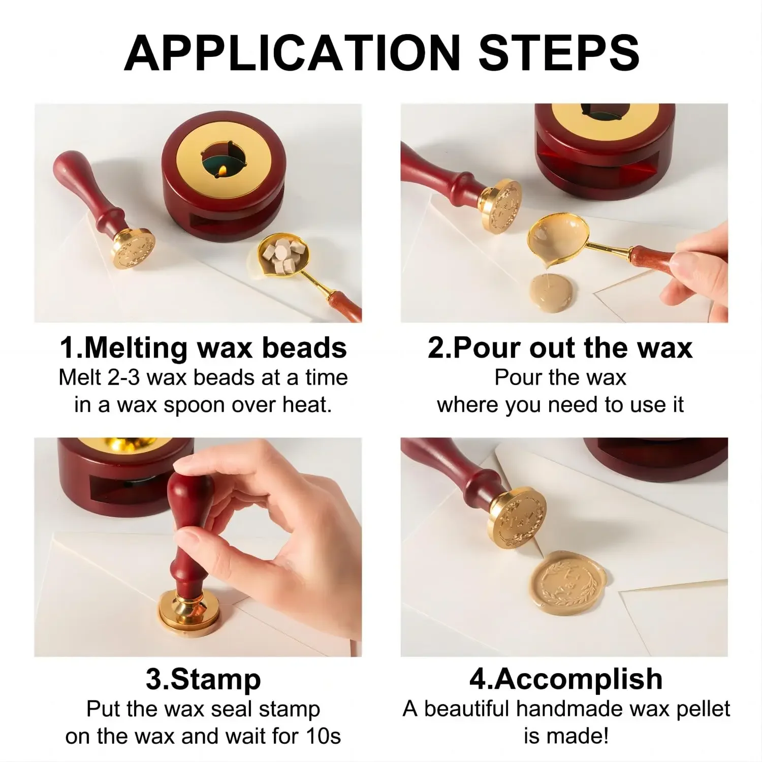 Kit de Sceau d'Avertissement P - Wax Seal Letter Kit avis et prix
