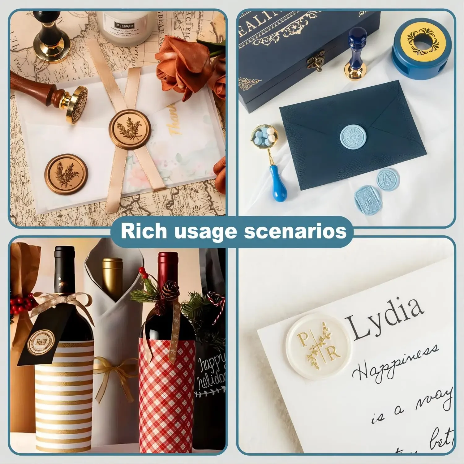 Kit de Sceau d'Avertissement P - Wax Seal Letter Kit avis et prix