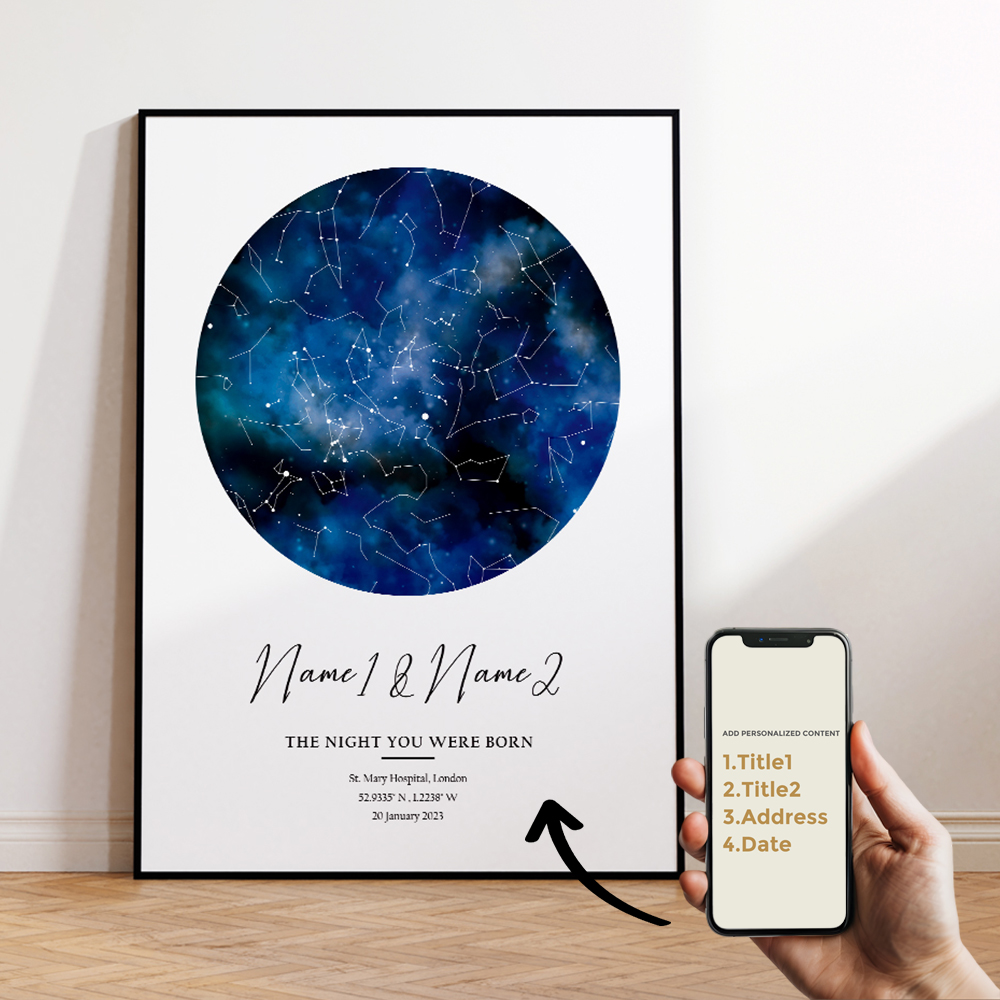Moderne personnalisé personnal - Custom Night Sky avis et prix