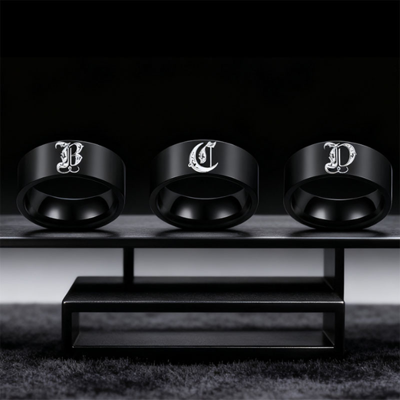 Letdiffery – bagues personnali - Initial Ring Custom avis et prix