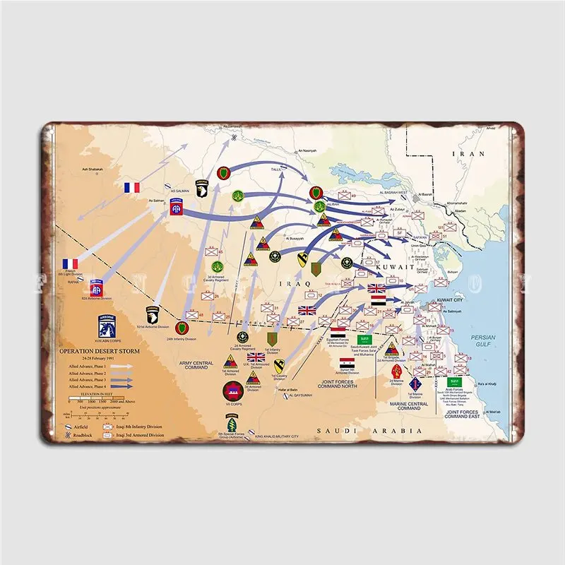 Opération des tempêtes du dése - Custom Map Poster avis et prix